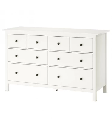 دراور 8 کشو ملامینه ایکیا مدل HEMNES رنگ سفید