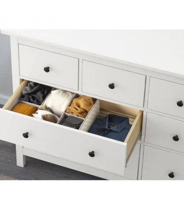 دراور 8 کشو ملامینه ایکیا مدل HEMNES رنگ سفید