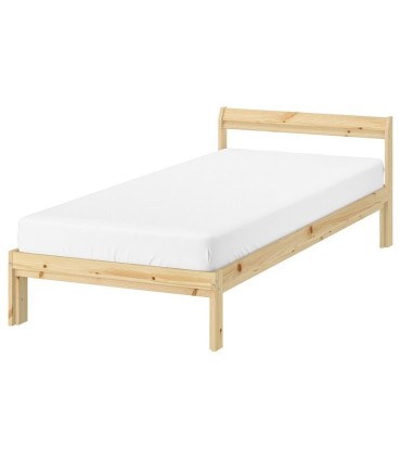تختخواب یک نفره چوبی ایکیا مدل NEIDEN
