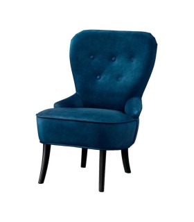 صندلی راحتی کلاسیک ایکیا مدل REMSTA رویه پارچه رنگ آبی