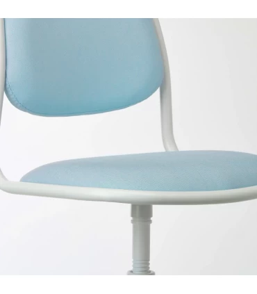 صندلی دخترانه چرخدار ایکیا مدل ORFJALL رنگ آبی روشن