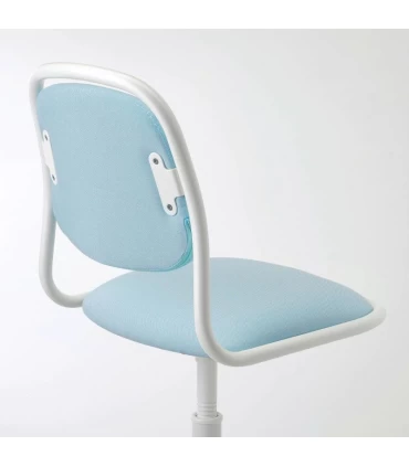 صندلی دخترانه چرخدار ایکیا مدل ORFJALL رنگ آبی روشن