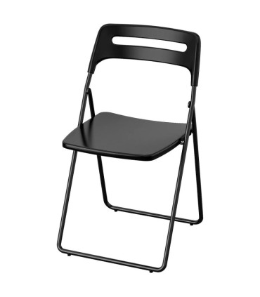 Black discount folding stool